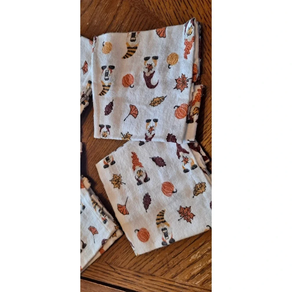 5 Fall Themed napkins With‎ Gnomes From Hobby Lobby 9.5x10.5